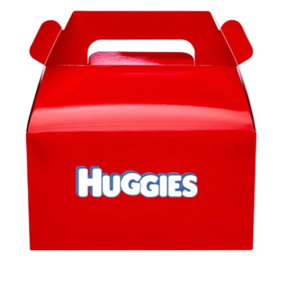 Custom Baby Shower Diaper Theme Party Favor Gift Boxes - Set of 10 - Picture 1 of 5